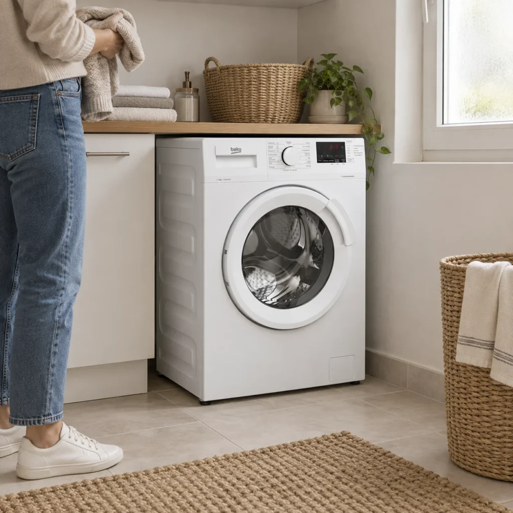 Beko WTV95220W, maßstabsgetreue Darstellung
